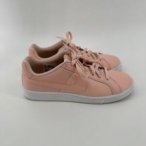Nike Court Royale 2 Preppy Streetwear Pink Leather Retro Sneakers Women's US 8.5